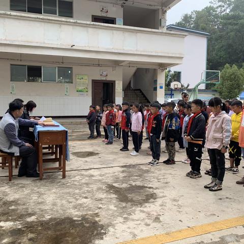 江川区大街街道小白坡小学开学典礼