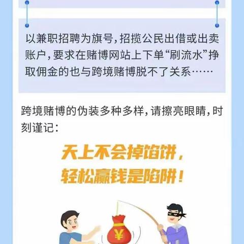 一图看清跨境赌博陷阱-莱商银行济宁分行营业部