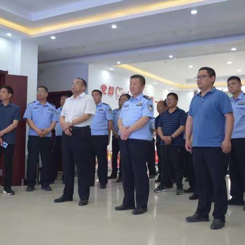 单县禁毒委参观东城街道社区戒毒社区康复办公室