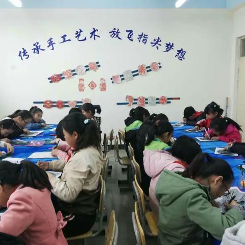 研山小学剪纸社团活动小记