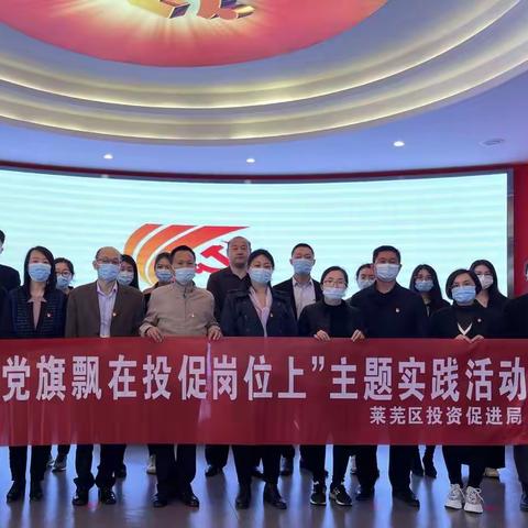 牢记初心，不忘来时路 --区投资促进局开展“党旗飘在投促岗位上”实践活动