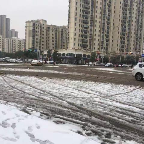 风雪中的宣城，美丽多姿。