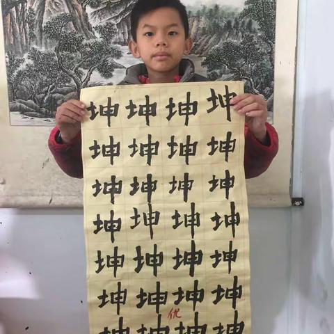 雷梓聪书画学习成长之路