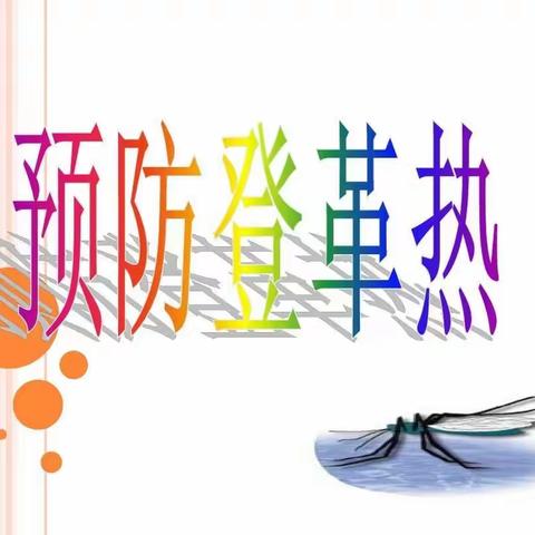 文城中心幼儿园开展登革热传染病防控工作