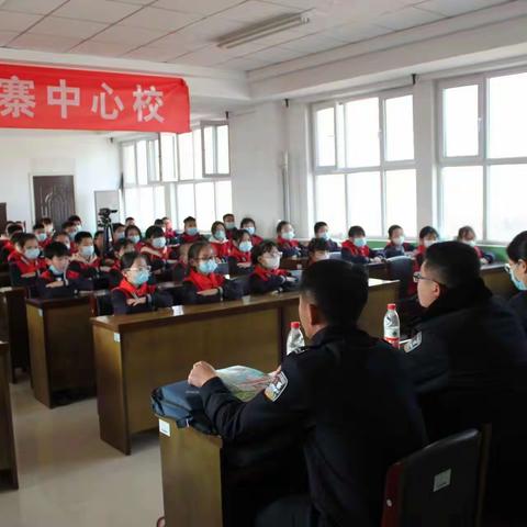 鹿泉公安上寨派出所联合鹿泉                   检察院法治消防进校园