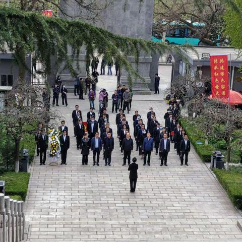 【工作动态】杨虎城将军陵园清明节接待掠影