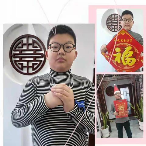 喜气洋洋迎新年——3.7班送福啦