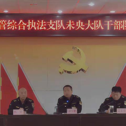 区市场监督管理局召开西安市市场监管综合执法支队未央大队干部队伍优化调整工作会