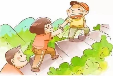 “感受体育锻炼的魅力，体现团队精神，享受成功的乐趣。”——美切乡小学附设美切乡双语幼儿园冬季爬山活动。