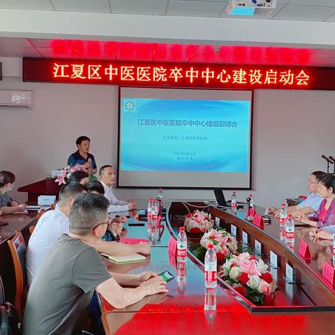 武汉市江夏区中医医院卒中中心建设启动会