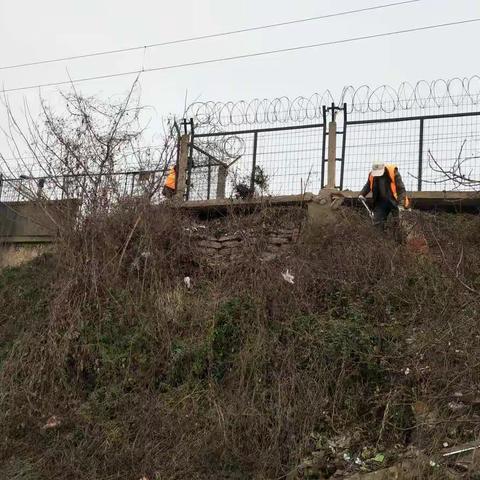 “与军运同行”，晴川街铁路沿线环境整治提升在行动篇（之二）