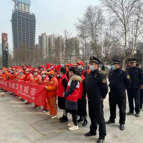 区城管局联合张家堡街道办举办“垃圾分一分，环境美十分”垃圾分类宣传活动