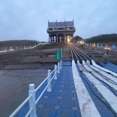 安装公司圆满完成沌口水厂极低水位应急施工任务