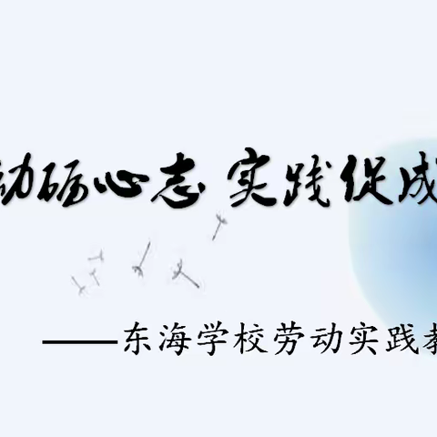 劳动砺心志，实践促成长 —东海学校劳动实践教育活动纪实