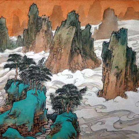 传统青绿