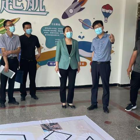 市委常委、宣传部部长景秀香到小关镇调研指导“五星”支部和文明村镇创建工作