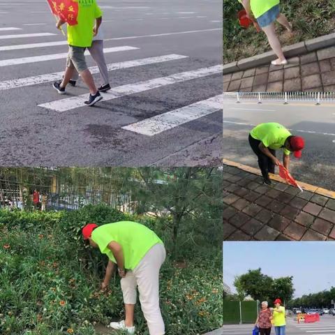 文明章丘青年先行——公用事业局团支部参加团区委组织开展的志愿服务月活动