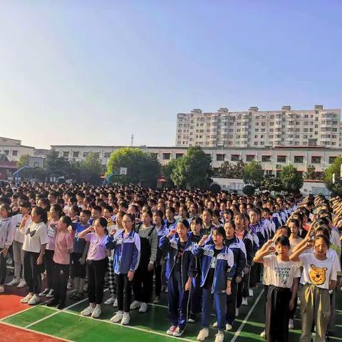 “牢记历史，不忘国耻，奋发图强，振我中华！”——永兴学校誓师大会