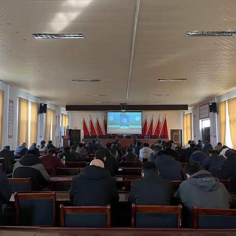 孟海镇组织观看江泽民同志追悼大会