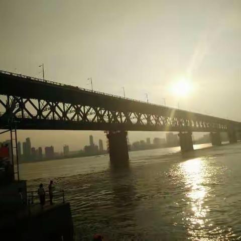 回华师的第19天（长江大桥&江滩）