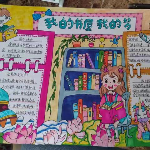 “书香润心灵，阅读促成长”—第二实验学校四年级七班世界读书日活动