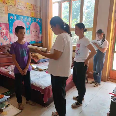 家访架起连心桥 家校共育促成长——古县中心校希望小学开展暑假家访活动