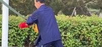 锦绣花园，太极拳爱好者晨练片段