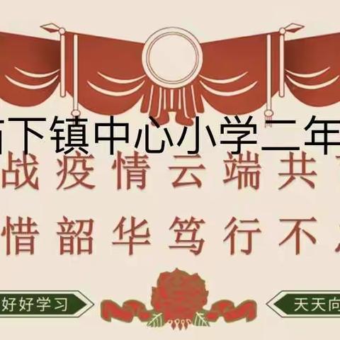 【庙下镇中心小学二年级】“战疫情云端学”线上教学周总结。