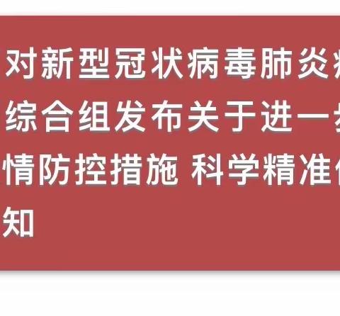 “优化防控措施，学懂二十条”—吉的堡锦园幼儿园提倡