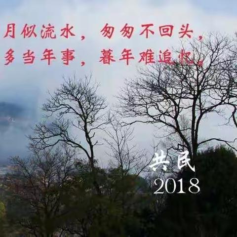 同学情《追忆》三 编辑:张共民