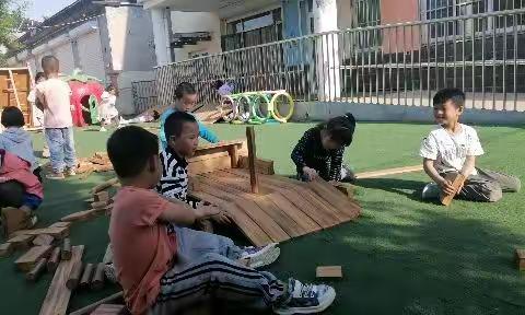 杨屯镇中心幼儿园张大屯分园建构区观察记录