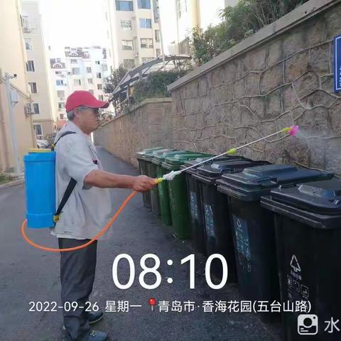 长江路街道垃圾清洗垃圾点工作