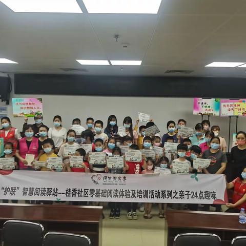 ““护联’智慧阅读驿站”--桂香社区零基础阅读体验及培训活动系列之亲子24点趣味简报