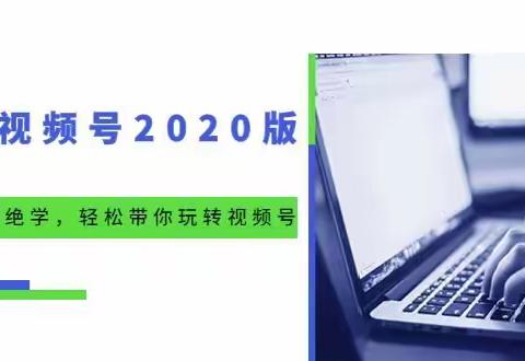 微信视频号2020版:魔力运营绝学,轻松带你玩转视频号(10节视频课)