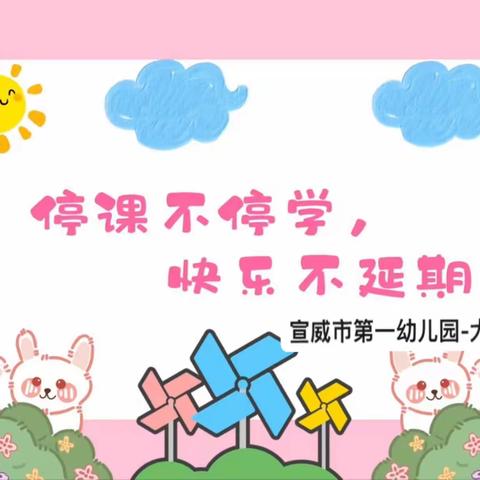 停课不停学，快乐不延期——宣威市第一幼儿园大七班的居家时光