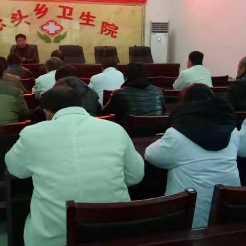 埝头乡卫生院春节前到帮扶村开展健康扶贫政策宣传