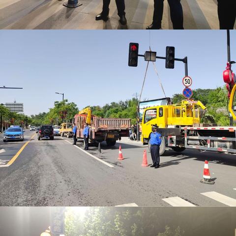 开封市城市管理执法支队 拆除城区“问题”宣传栏  净化城市空间