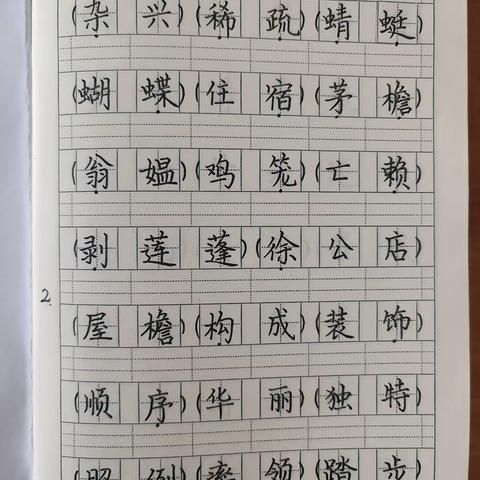 四（下）必会生字（词）