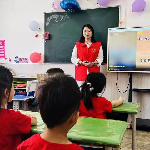 新文明实践站】华通社区携手紫萱福娃幼儿园讲“中秋的由来”传统故事