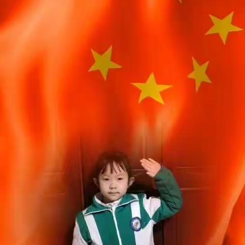 山川异域  风月同天    疫情期间濮阳市第七中学一（1）中队在国旗下集结