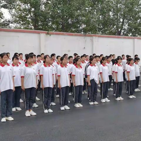 邹城市大束中学2021秋季开学军训进行时