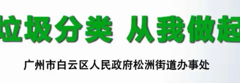 松洲街垃圾分类工作简报（2021年11月10日）