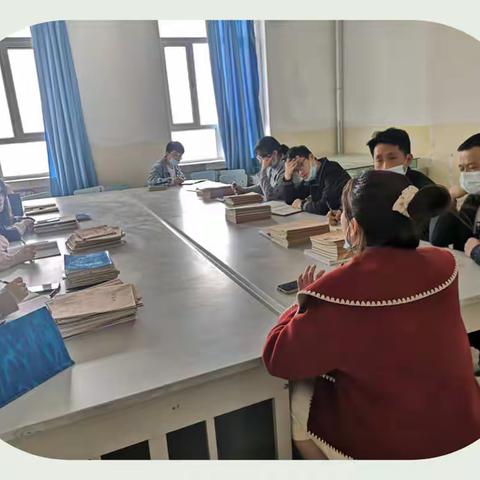 伽师总场学校小学语文教研组例会