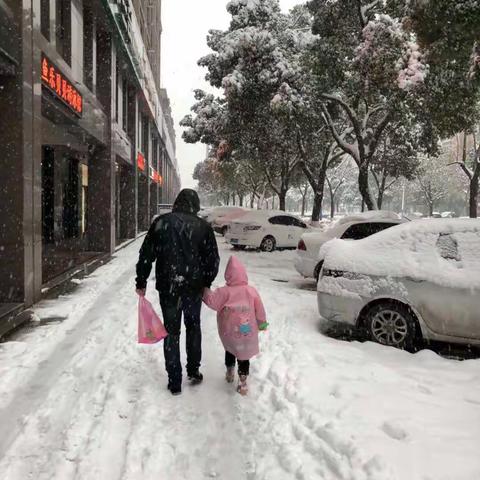 2018那一场大雪让我这个南方孩子异常兴奋