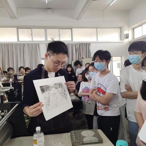 琼台师范学院美术学院美术学专业教学课业展示-2020美术学一班《纸版画》