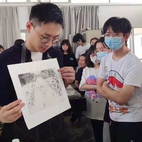 琼台师范学院美术学院美术学专业教学课业展示-2020美术学一班《纸版画》