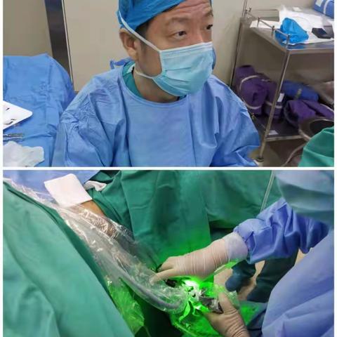 我院泌尿外科二病区成功完成首例前列腺增生绿激光汽化术