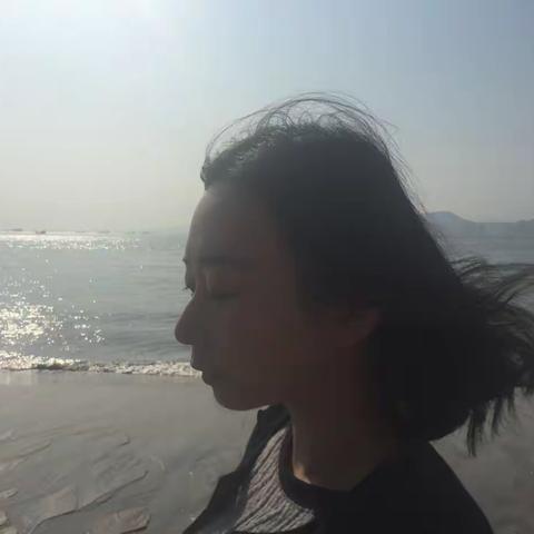在海边