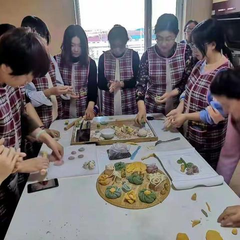 情益社团花样面点活动