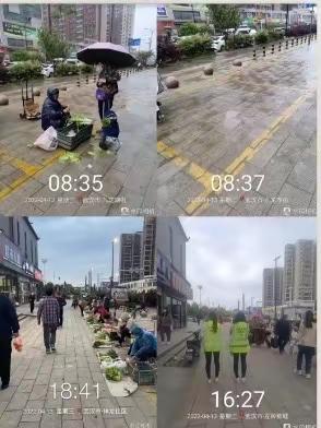 左岭街4月第三周“门前三包”整治工作动态